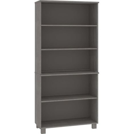 Maison Exclusive - Credenza HAMAR in Legno Massello di Pino Grigio Chiaro