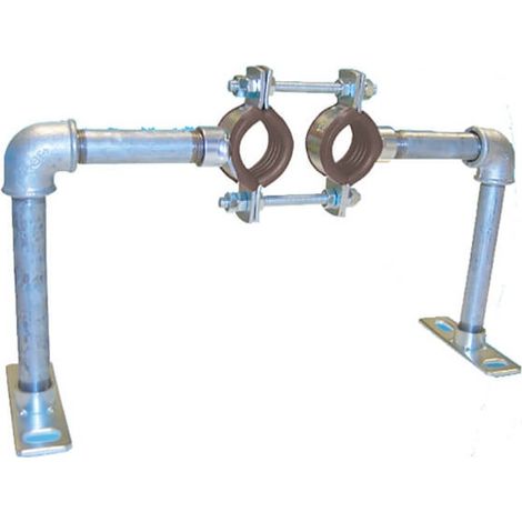 Point fixe ligne double tube 2 x 20/25 mm Pour système RESOvert