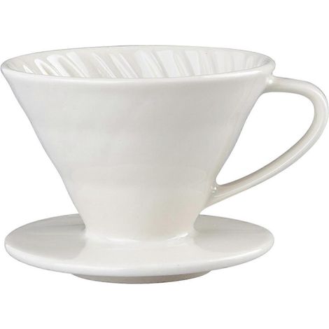 Verstellbare Keramik-Kaffeefilter von Design Ceramics für langsames Brühen. Keramikfilterbecher B (1/5)