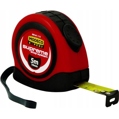 Mètre ruban Modeco mn-81-113 3 m verrouillage automatique (1/3)