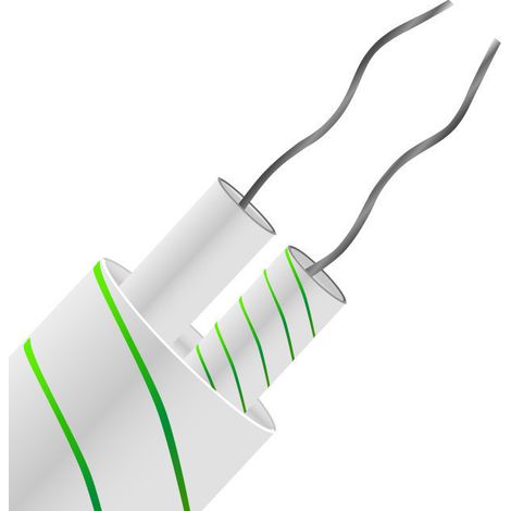 Câble pour thermocouple type K RS PRO, 10m, Non blindé, temp. max. +350°C, gaine Fibre de verre ( Prix pour 1 )