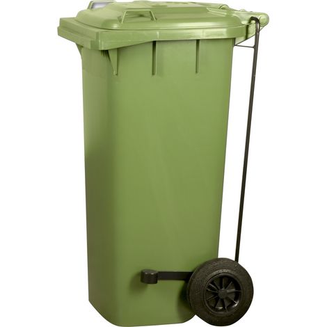 Abfalleimer denox 23575.553 120 Liter Pedal Räder
