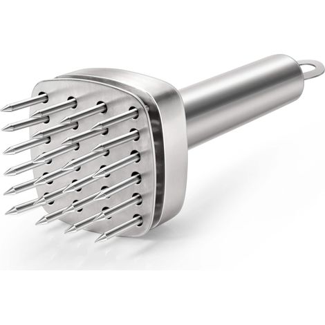 Attendrisseur de viande en acier inoxydable 304 pour attendrir et marteler le steak, le bœuf, le porc, le poulet et la volaille (1/5)