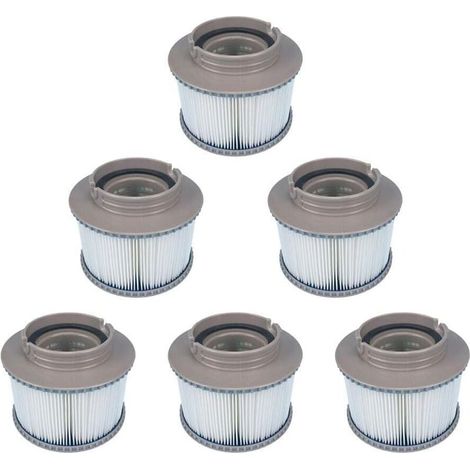 Lot de 6 filtres de Remplacement pour Spa pour MSPA FD2089, Pompe à Cartouche filtrante pour MSPA Tous Les spas actuels (1/4)