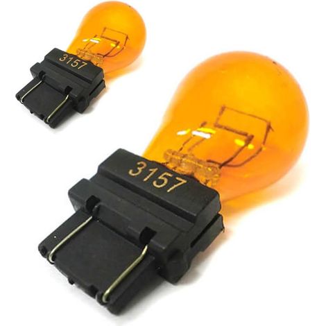 Coppia lampade alogene T25 3157 PY27/7W 12V 27/7W arancio doppio filamento (1/3)