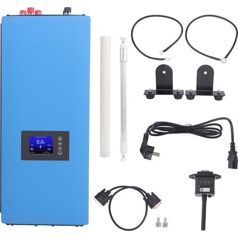 Onduleur Hybride Éolien Contrôleur Intégré 2000W Prise UE 220V Domestique 2000G2WALH Sans Limiteur Avec WiFi (1/5)