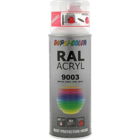 PEINTURE AEROSOL RAL9003 400ML DUPLI COLOR