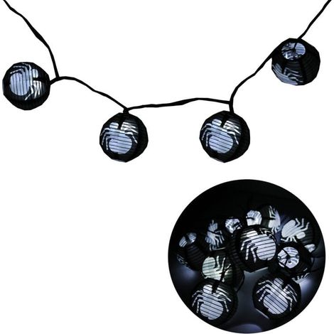 10 luci a LED a forma di ragno, decorative, a batteria (1/5)