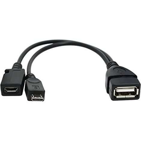 Adaptateur USB OTG - Pour Clé USB Carte SD Lecteur Externe - Compatible Tablettes Smartphones Android - 1 Pièce (1/5)