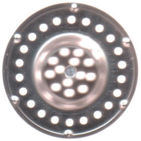 grille de gril universelle avec bouton pour A vier A vier drain en acier