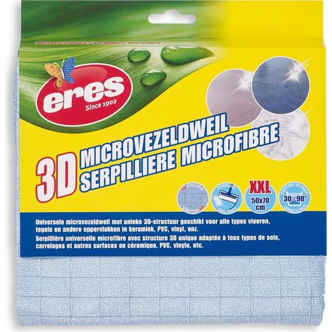 Serpillère Microfibre Xxl Nettoyage Ultra-efficace Grande Surface - Eres