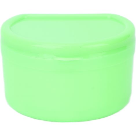 Étui pour prothèse dentaire avec filet, étui de rangement pour prothèse dentaire, étui pour appareils orthodontiques, étui pour bagues, matériel dentaire, vert (1/5)
