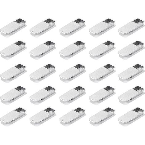Contenants métalliques à couvercle coulissant, pour bougies, bijoux et loisirs créatifs, 50 x 25 x 10 mm (1/5)