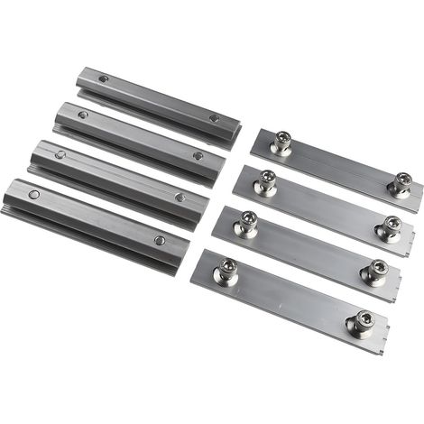 Support de rail photovoltaïque en aluminium, épaisseur 10 mm (1/5)