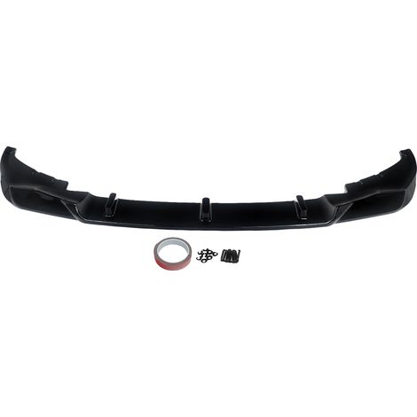 Spoiler delantero, compatible con las series de sedanes de lujo G11 y G12, diseño aerodinámico, negro brillante. (1/2)