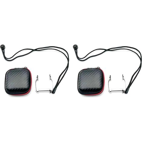 2X Pince-Nez de PlongéE sans Aluminium pour L'Aviation, PlongéE Confortable, Surf, Pinces pour Le Nez, Coussin en Silicone AntidéRapant Aux Deux, Argent (1/5)