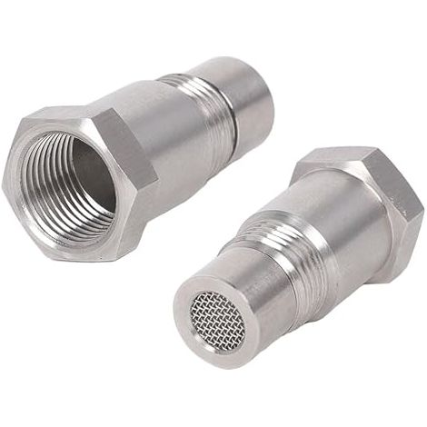 Lambda Sensor Adapter M18x1.5 Oxygen Sensor Stainless Steel O2 with Universal Car Spacer Filter (1/2)