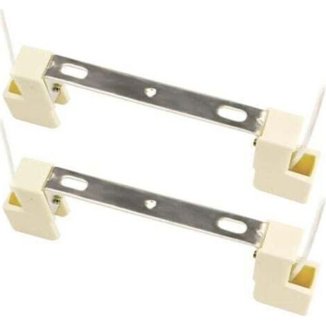 Douille R7S J118 pour ampoule halogène ou LED 100–240 V – céramique résistante, 118 mm, lot de 2 pour spots et appliques