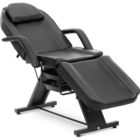Fauteuil de massage réglable 200 kg – Inclinaison 0 à 60° – Revêtement similicuir imperméable – Rotation 360° – Confort optimal pour soins esthétiques – Physa