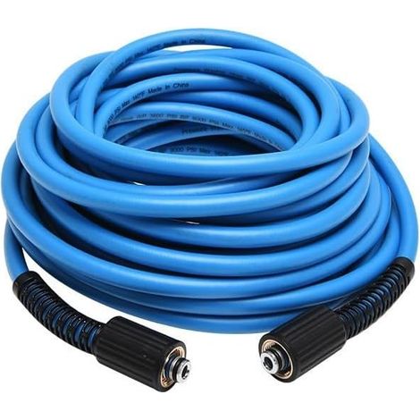 Tuyau d'extension pour nettoyeur haute pression M22 3600 PSI en PVC flexible et résistant Bleu 20 m 10 m 15 m 20 m (1/5)