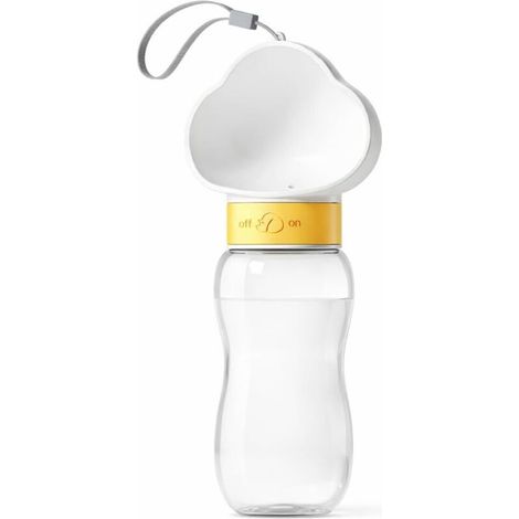 Gourde Chien 600ml - Bouteille Portable Anti-Fuite - Silicone - Promenade Voyage (1/5)