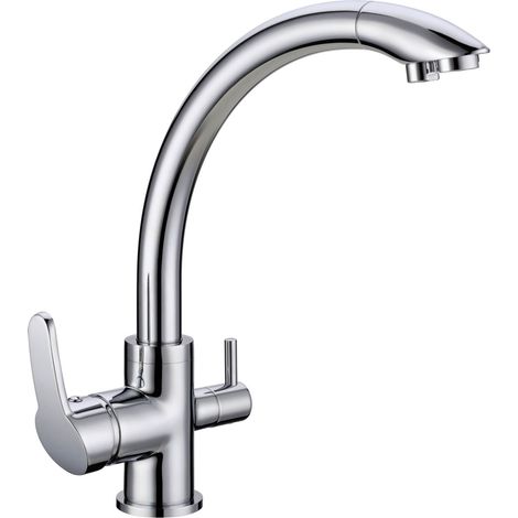 Robinet mitigeur 3 voies - Chromé - Everglades - Gamme ''PARK'' (1/5)