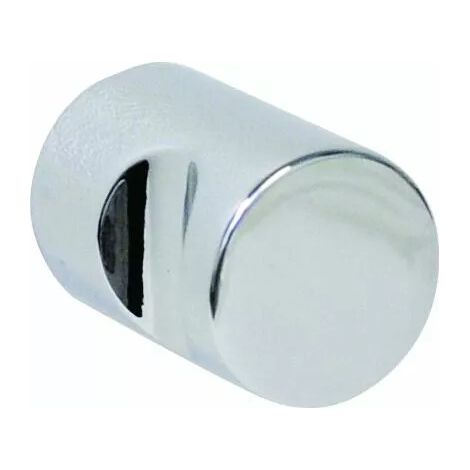 BOUTON 1 ENCOCHE D16H26 CH.BRILLANT