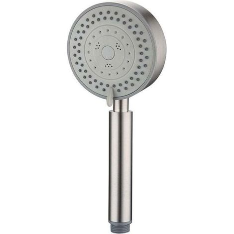 Pommeau Douche Haute Pression en Acier Inoxydable 304, XU, Douche 5 Modes de Douchette à mainet bouton de l'interrupteur, Douche Salle de Bain Haute Pression et Installation Facile - KZQ (1/4)