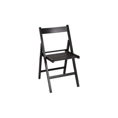4 x SEDIA PIEGHEVOLE LIBERTY NERO