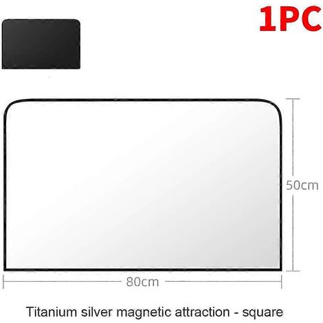Pare-soleil magnétique pliable pour voiture, rideaux magnétiques faciles à installer, visière pare-soleil en maille pour vitres latérales, protection UV pour vitres arrière de voiture (1/5)