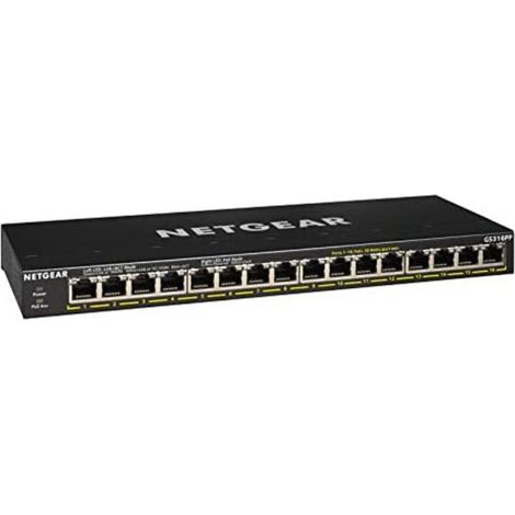 Netgear Switch 16PT GE UNMANAGED SWCH HI-PWR POE+ (1/5)