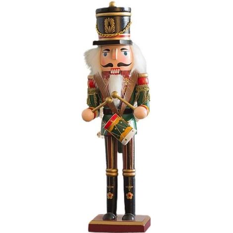 Figurine Casse-Noisette - KEENSO - 30cm - Bois - Décoration de Noël - Intérieur (1/4)