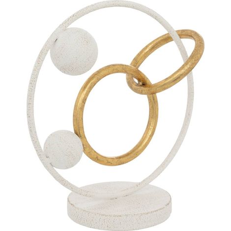 Rob decoración de mesa blanco H30cm - Atmosphera créateur d'intérieur