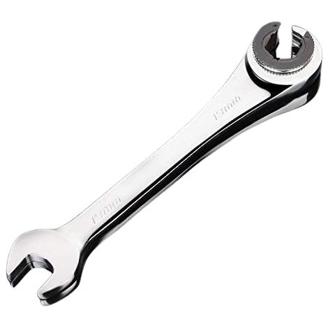 Clé À Cliquet Tubulaire - 19 Mm - Double Extrémité Ouverte - Acier Chrome Vanadium - Tête Fixe - 1 Pièce (1/5)