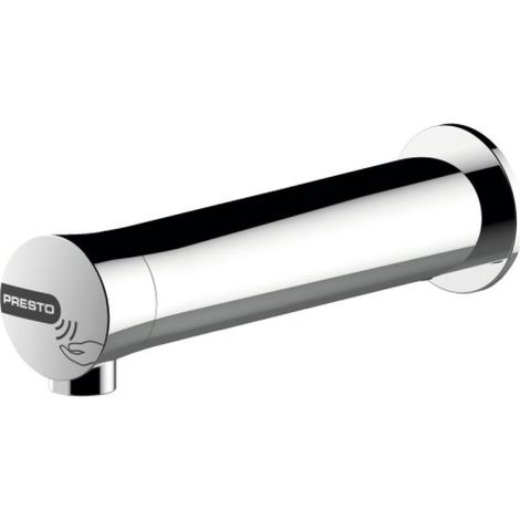 Robinet de lavabo mural électronique IR à pile 6V Neo Sensor chromé - PRESTO (1/3)