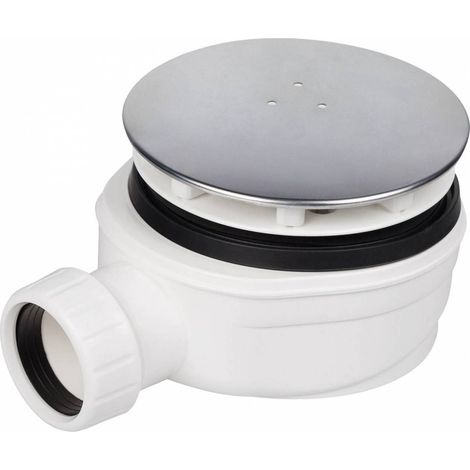 PILETTA DOCCIA RIBASSATA D 90MM COPERCHIO INOX 120MM