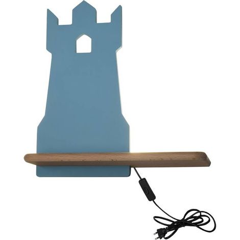 Candellux TOWER applique LED 4W 4000K blu legno IP20 (1/2)