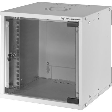 LogiLink Wandnetzschrank 10 Zoll hellgrau 6U (1/5)