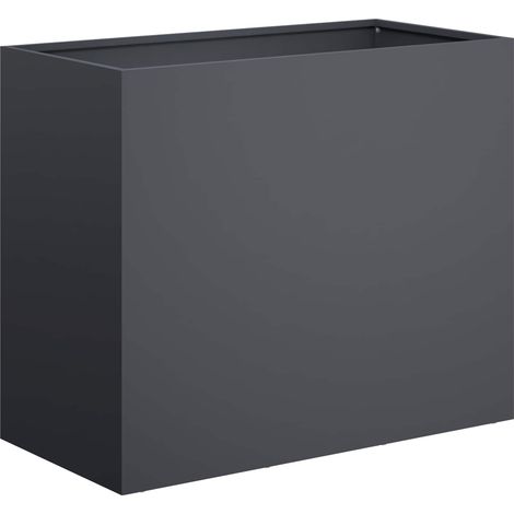 vidaXL Macetero de Jardín Gris antracita 60 x 30 x 50 cm (1/2)