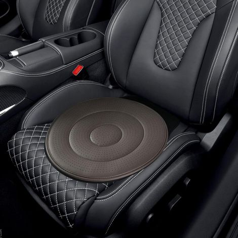Coussin Pivotant pour Voiture - Coussin de Siège Auto Pivotant 360° - Coussin Pivotant Siège Auto - Aide à la Montée en Voiture - Aide à la Descente en Voiture - Basis Antidérapante - Vert[CC] (1/5)