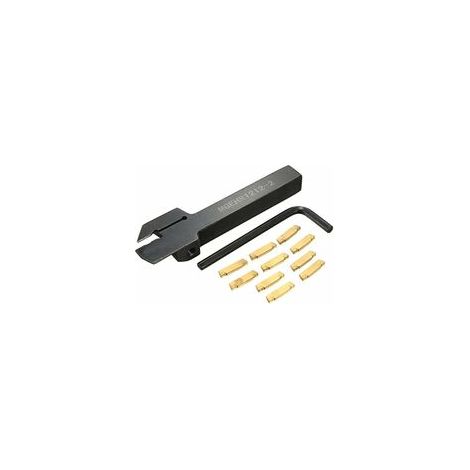 Mgehr 1212-2 Porte-Outil De Rainurage 12X12X100mm avec Inserts 10Pcs Mgmn200