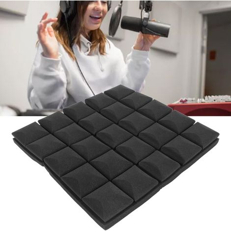 Panneau acoustique en mousse PU haute densité ignifuge pour studio d'enregistrement