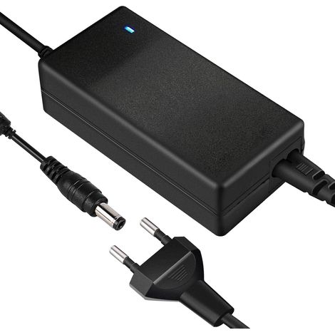 Transformateur d'Alimentation 24V 5A 120W, Adaptateur D'alimentation Secteur Universel AC 100V-240V à DC 24V Transformateur 5,5 x 2,5 mm pour Bandes LED, Caméras de Surveillance, Routeur, Écran LCD (1/5)