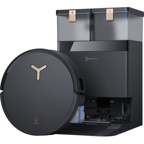Ecovacs, Robot Aspirapolvere Lavapavimenti, Deebot X8 Pro Omni, Nero, Con Sacchetto per la Polvere (1/5)