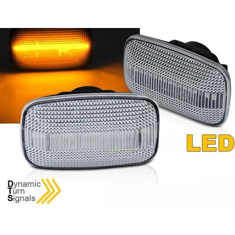Paire Clignotant Repetiteur Toyota Land Cruiser FJ 100 98-07 Blanc LED Dynamique-41044053 (1/3)