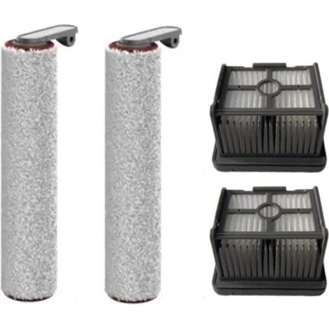 4 PièCes PièCes pour Dreame H12 Pro Lave-Sol Machine Aspirateur Accessoires Filtre Hepa Lavable Brosse à Rouleau Principal