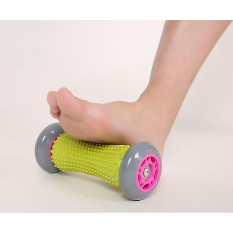 1 Gris Rouleau Massage Pied Simple Pratique Mains Muscle Roller Stick Pour Les Maux De Dos Et Soulager Douleur Musculaires, Fasciite Plantaire Et
