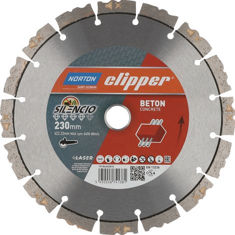 Diamantscheibe Pro Beton Silencio 230 x 22,23 mm (1/2)