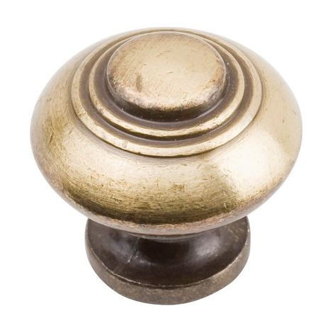 Bouton de meuble en acier inoxydable – Entraxe 32mm – Forme ronde – Finition brossée – Lot de 10 unités – Cadap