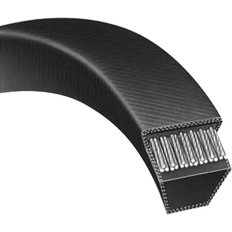 Correa Z27 de 10 mm x 724 mm compatible con el tractor cortacésped Honda CG35063800H0 Castelgarden 35063800/0. (1/3)